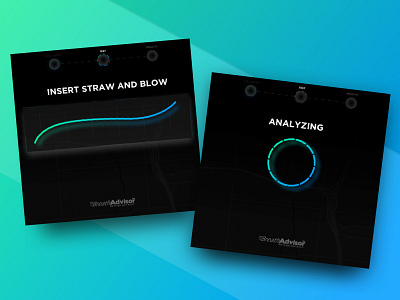 Breath analyzer chart analyze chart ui ux