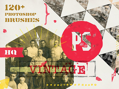 Perfectly Distorted Photoshop Brushes Set brushes distorted photoshop retro vintage