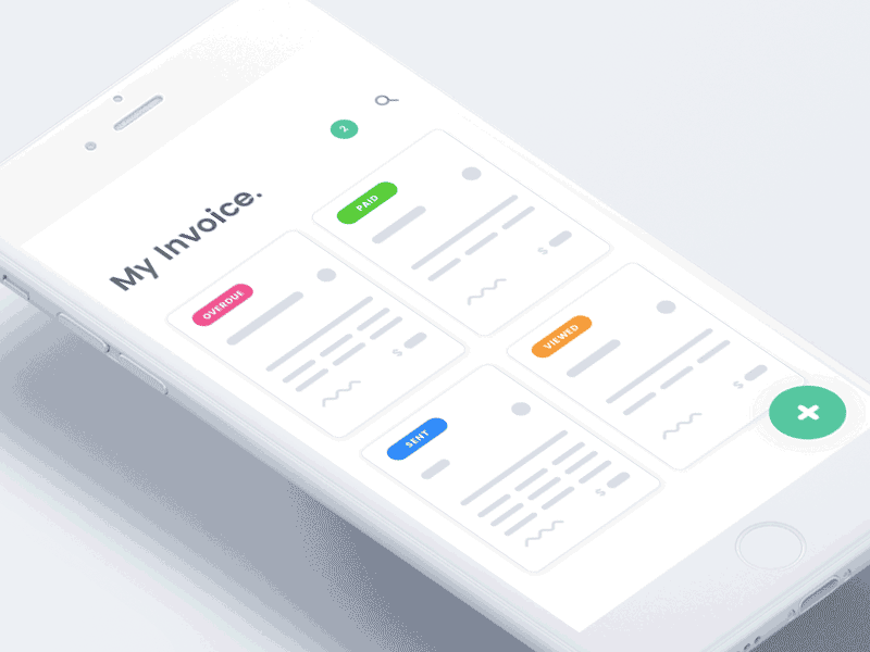 AI-powered-Invoice Generator app business design generator invoice ios johnyvino material paper pdf ui ux