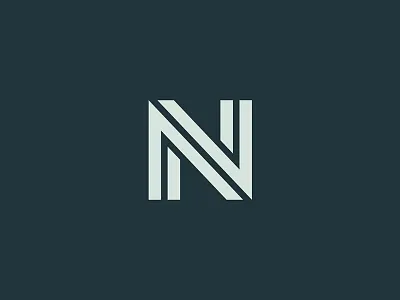 N brand branding form identity letter logo mark monogram symbol
