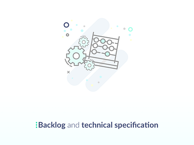 Backlog and Technical Specification Icon app board desktop icon illustration logo specification time watch web website wireframe