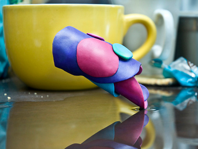 004 Everyday Magic modelling clay plasticine plastilustration