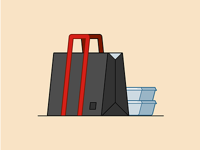 Doggy Bag bag doggy flat illustration swag