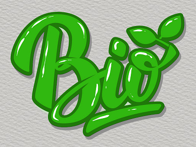 Bio bio creative design fresh green healthy logo natural organic sign vector
