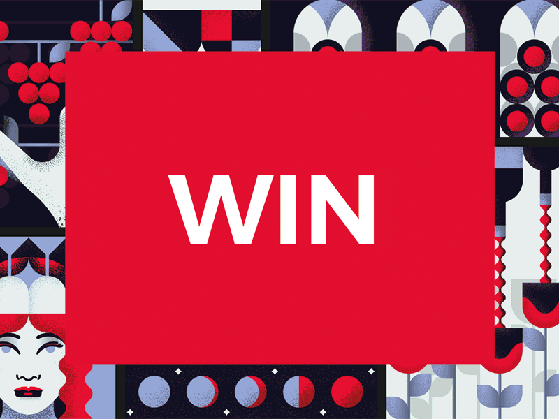 WIN Gif design drink gif label wine