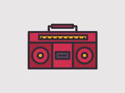 Boombox boombox illustration music