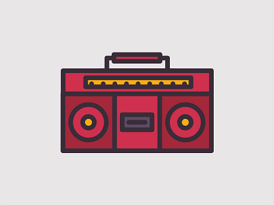 Boombox boombox illustration music