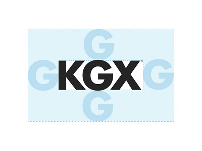 KGX Usage brand guidelines logo logotype modern simple type typography usage