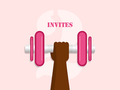 Dribbble Invites 2 ankit dribbble gym invite