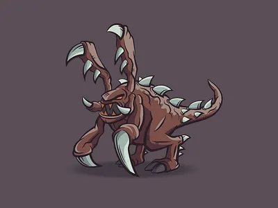 Zergling cartoon icon illustration illustrator starcraft vector zerg zergling