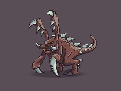 Zergling cartoon icon illustration illustrator starcraft vector zerg zergling