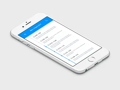 Daily UI | #071 | Schedule app daily ui event design iphone mobile schedule timeline ui ux web