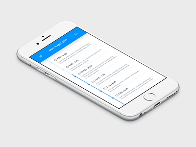 Daily UI | #071 | Schedule app daily ui event design iphone mobile schedule timeline ui ux web