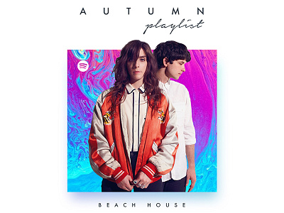 Autumn Playlist app australia clean design fresh music perth simple spotify ui ux web