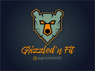 Grizzled 'n Fit brand design brandin logo sketch