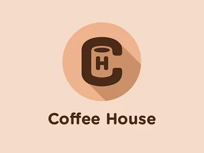 Coffee House c cafe ch coffee coffeeshop coffehouse monogram sign spb