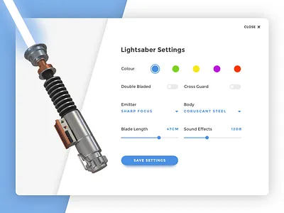 Daily UI #7 – Settings design digital product settings ui user interface ux