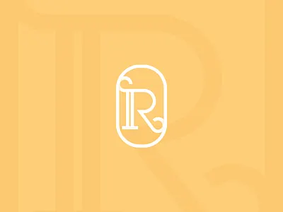 Rachel beauty brand icon letter logo luxury mark posh r rich