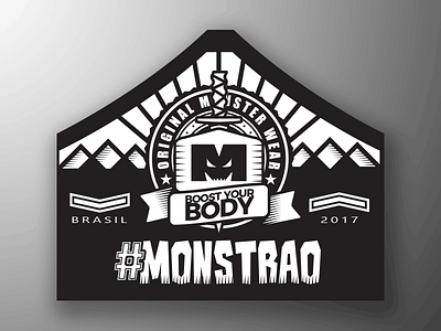 Tag Design Para Camisetas monstrao tag design tshirt tag