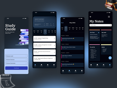 Study App: Online Course Mobile App📚 app apps design illustration study ui ux