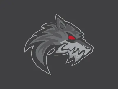ESports Lone Wolf Logo For Sale Wolf Mascot Logo | eSports Logo esports fierce gaming logo logos mascot sale strong wolf