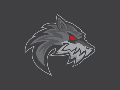 ESports Lone Wolf Logo For Sale Wolf Mascot Logo | eSports Logo esports fierce gaming logo logos mascot sale strong wolf
