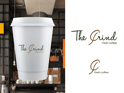 Thirty Logo challenge - 2 The Grind coffee bar bean coffee design logo