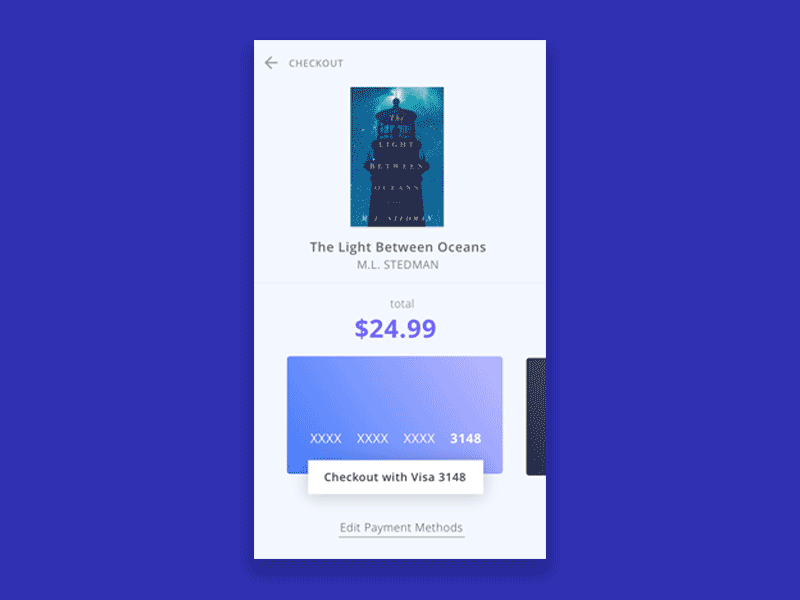 Credit Card Animation animation books card checkout credit mobile principle sketch ui