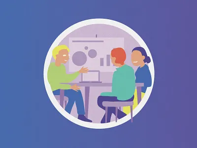 Solidons Illustration - Partage de compétences colors finance illustration impact social start up