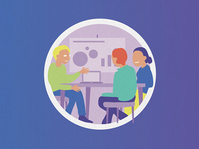 Solidons Illustration - Partage de compétences colors finance illustration impact social start up