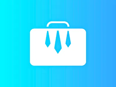 Pre-made LOGO for sale - Job Search briefcase design hong kong job job search logo logos mack minimalism pre made recruit sold