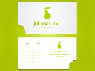 Nutritionist Business Card bite business card card card design design graphic design nutritionist