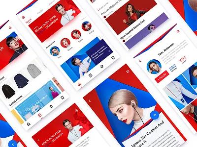 Fashion shopping guide APP app,design,ios seach ui