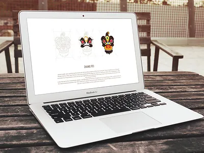 Zhangfei-lion dance dance lion mockup tag zhangfei