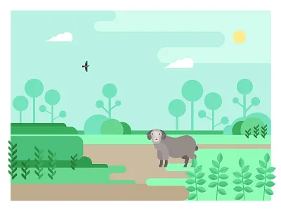 Various types of insulations for the house - 4 illustrations motion design tutorials