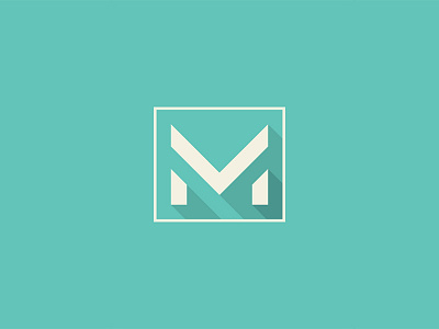 Personal Branding Ideas no2 flat logo m v