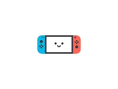 Nintendo Switch blue icon nintendo game red switch ui