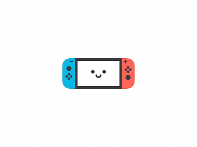 Nintendo Switch blue icon nintendo game red switch ui