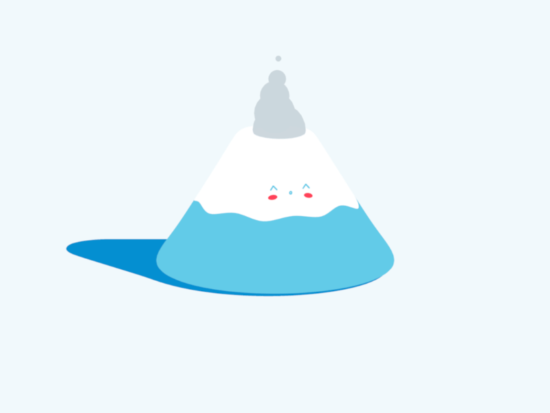 Fujisan cinema 4d fuji fujisan japan kawaii mtfuji sketch and toon volcano