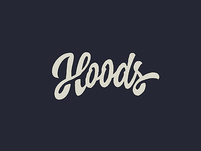 The Hoods branding calligraphy custom hand lettering hand writing lettering local logo logotype sketch typerface typography