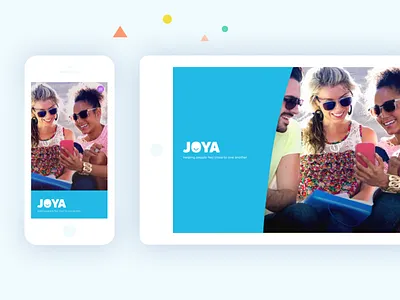 Joya RWD app communication joya landing messaging responsive rwd talkie video walkie