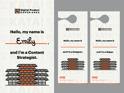 Door Hangers for Digital Product Experience at IHG branding door hanger hospitality hotels ihg