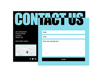 DailyUI#028 - Contact Us amplitude contact us dailyui dailyui028 design impact ui