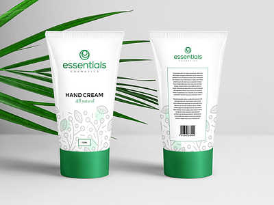 Essentials branding cosmetics essentials packaging product