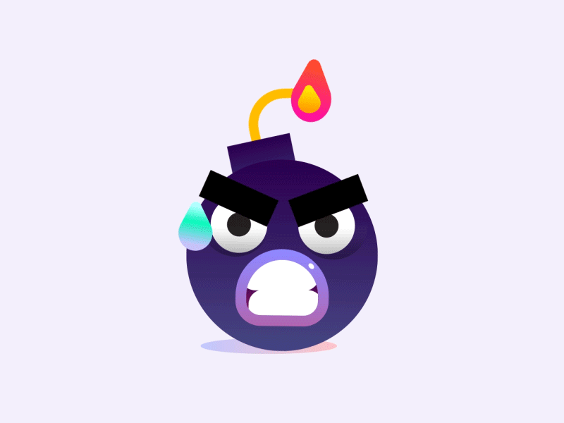 Gummy Monsters - Bomb animation bomb cute icon illustration imessage sticker stickerplace