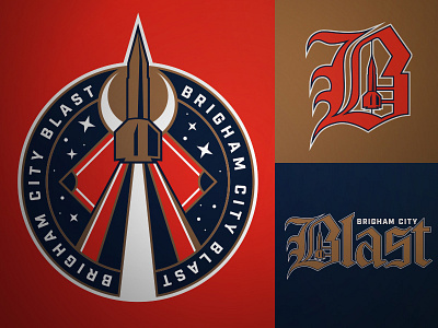 Having a Blast baseball black lettering blast home run monogram moon rocket sports utah