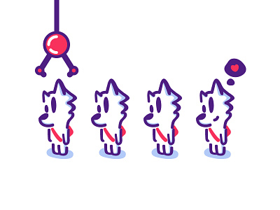 The Claw identity logo pixelwolfie stickermule stickers wolf wolfie