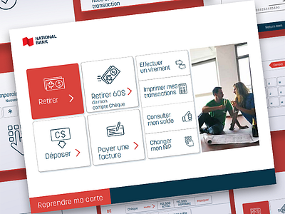 New ATM app - National Bank of Canada - BNC atm banking design ui ux