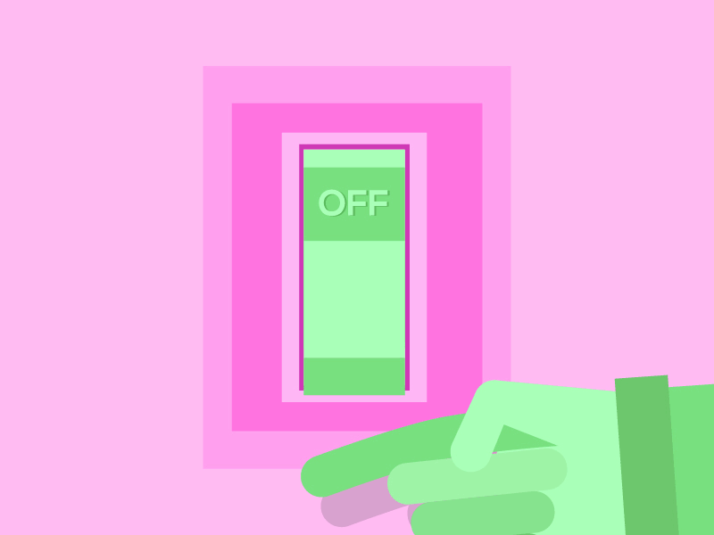 Color Switch animation annoying beer daan de design gif illustrator loop motion neon switch