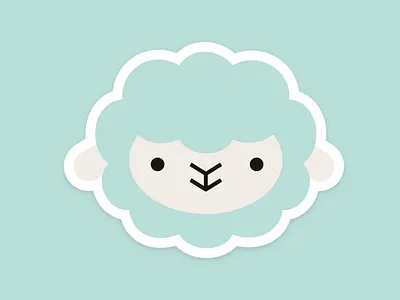 pennyknot sheep friend stickers